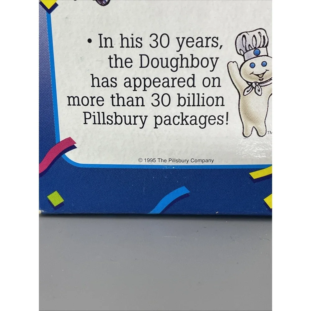 Pillsbury Doughboy 1995 Collector Plastic Glass 30th Anniversary/Birthday NIB